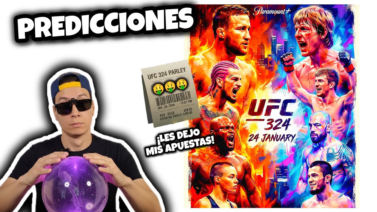 🔮 PREDICCIONES | GAETHJE vs PADDY y todas las peleas🤑 #UFC324 