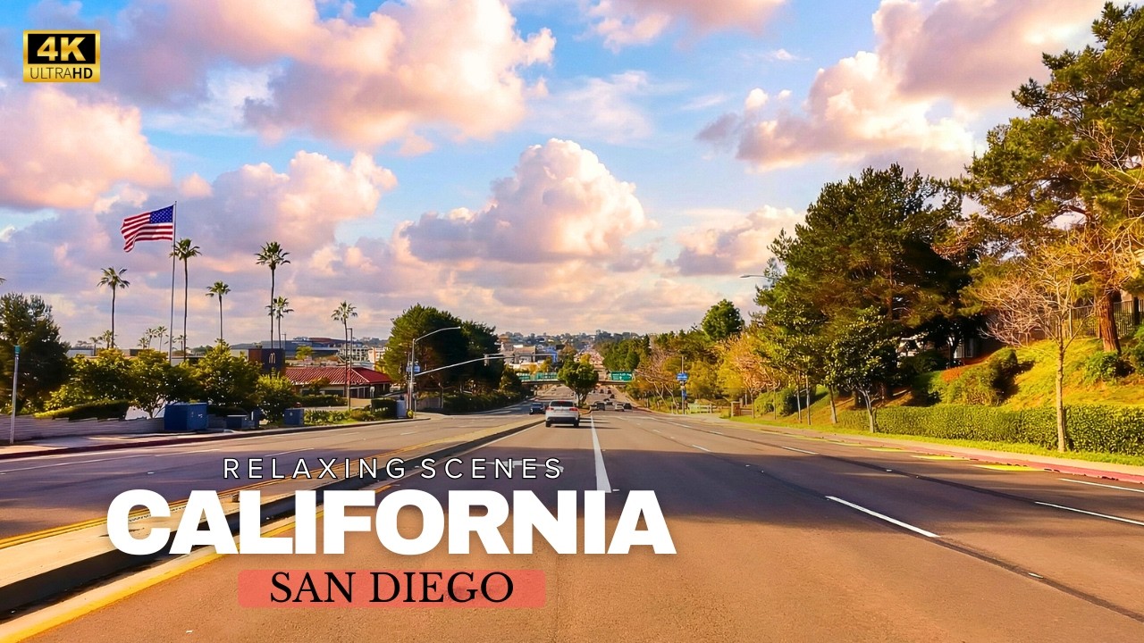 Southern California  | San Diego Driving Tour in 4K