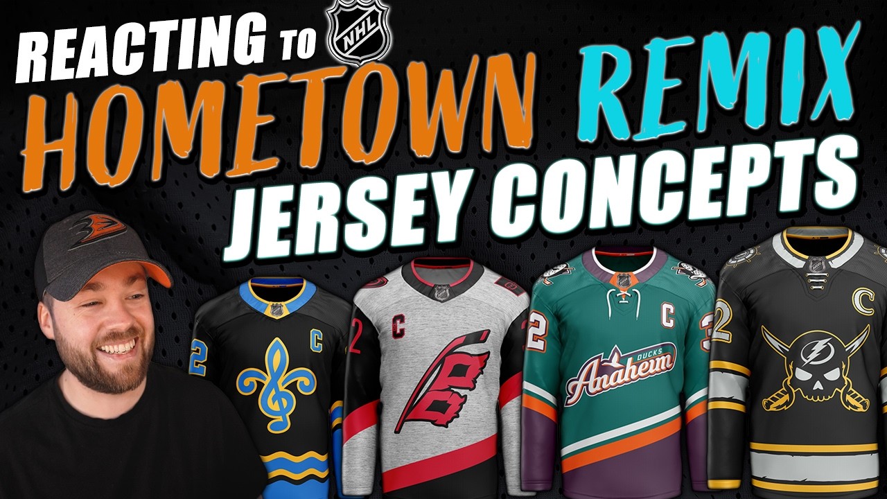 Концепции хоккейной формы NHL Hometown Remix!