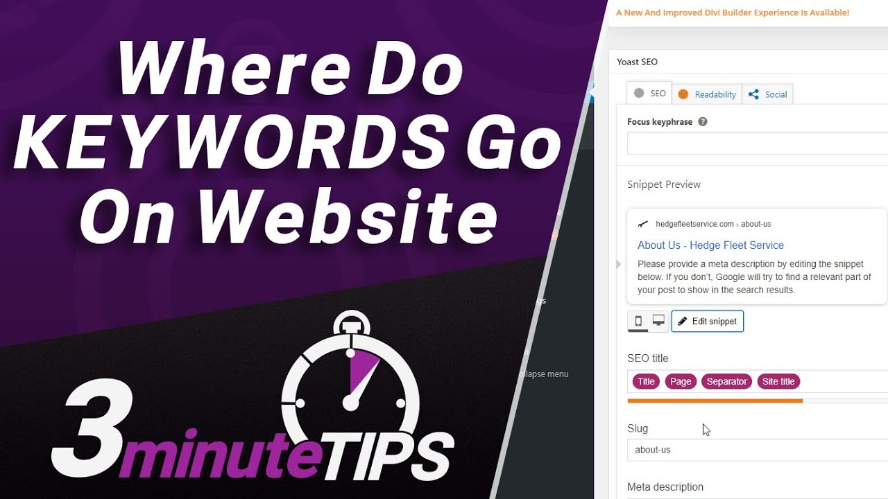 Куда деваются ключевые слова на сайте для SEO? Умер ли метатег keywords?