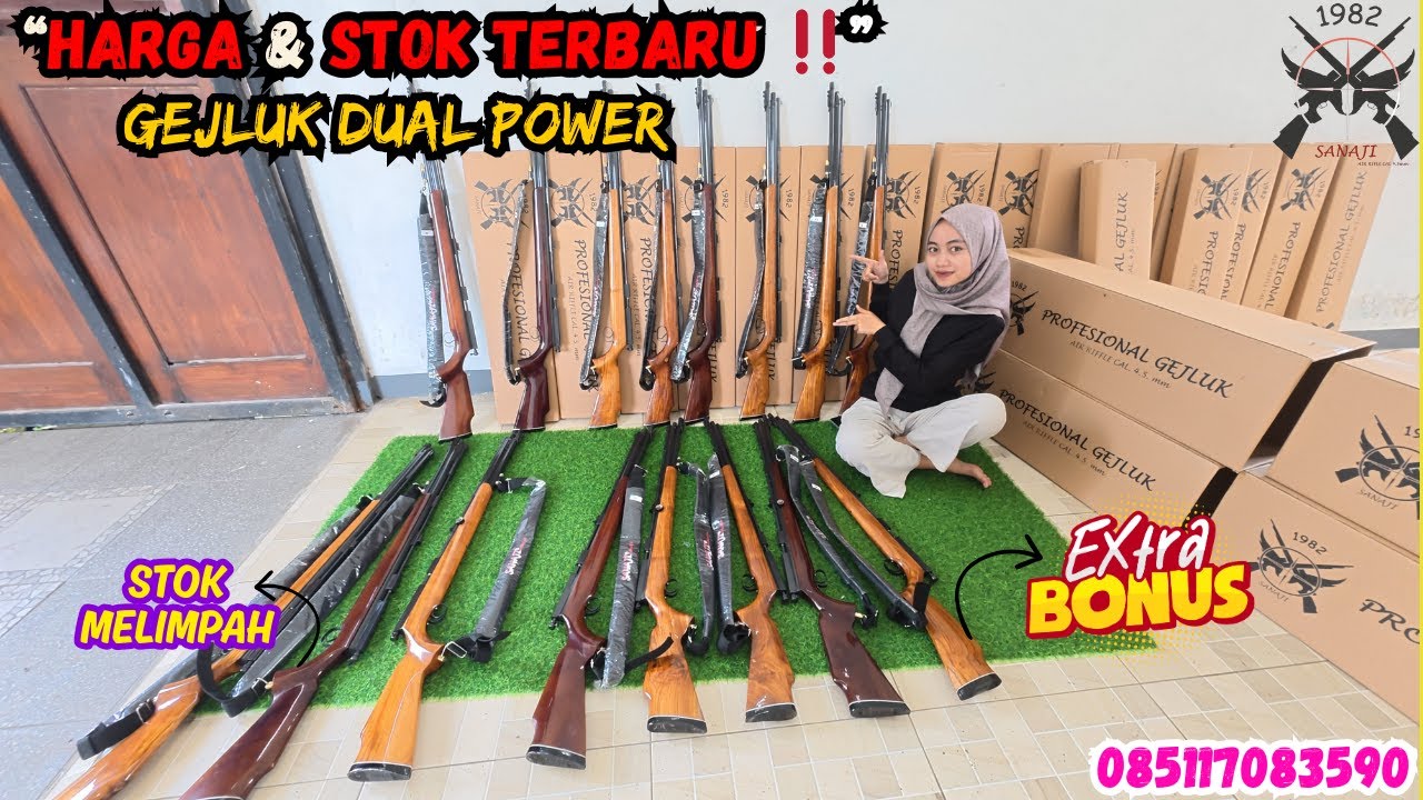 UPDATE STOK & HARGA SENAPAN ANGIN GEJLUK SANAJI  TERBARU 2026!! PROMO JANUARI