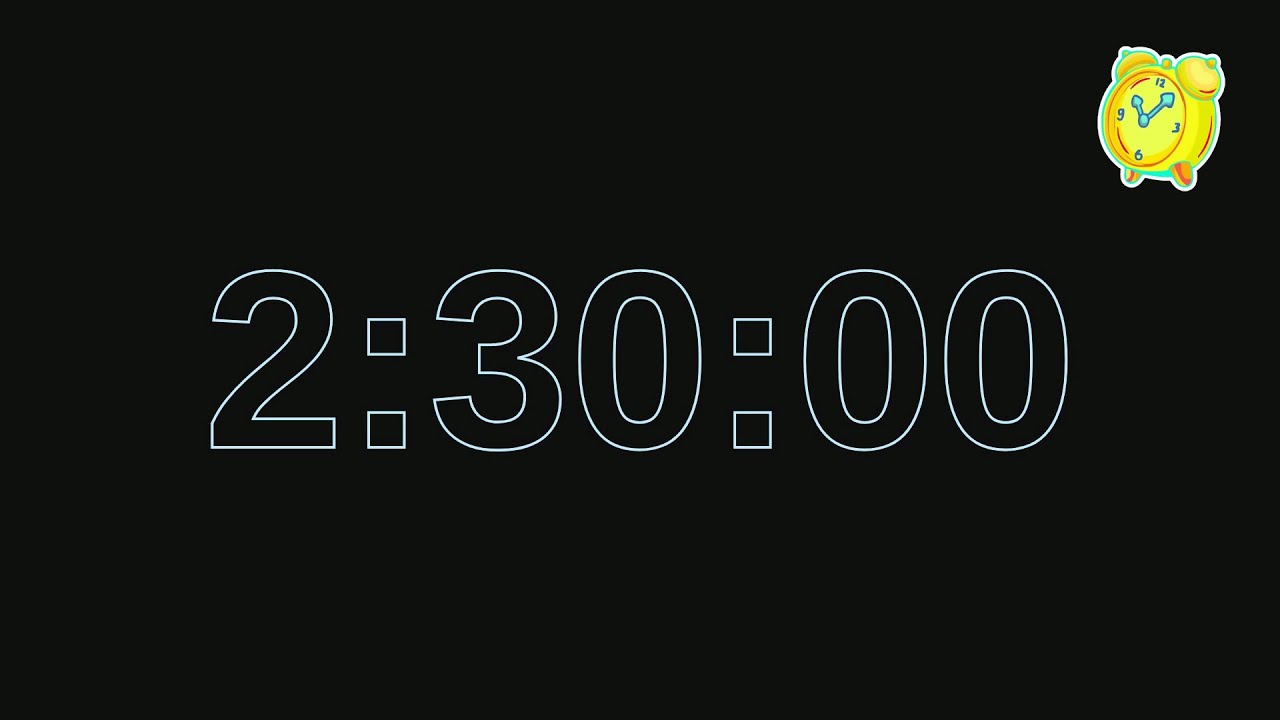 Online 2 hour 30 minute timer alarm clock