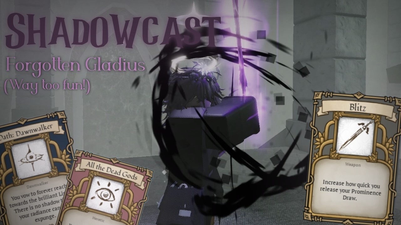 Shadowcast Forgotten Gladius is really fun | Deepwoken