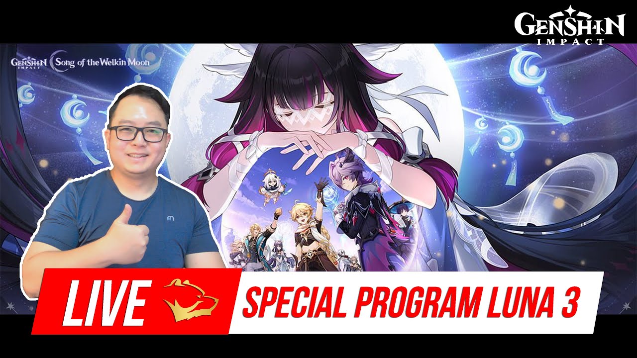 [LIVE] Special Program Luna 3 Genshin Impact Bersama Kokobear! - Lapakhuda.com