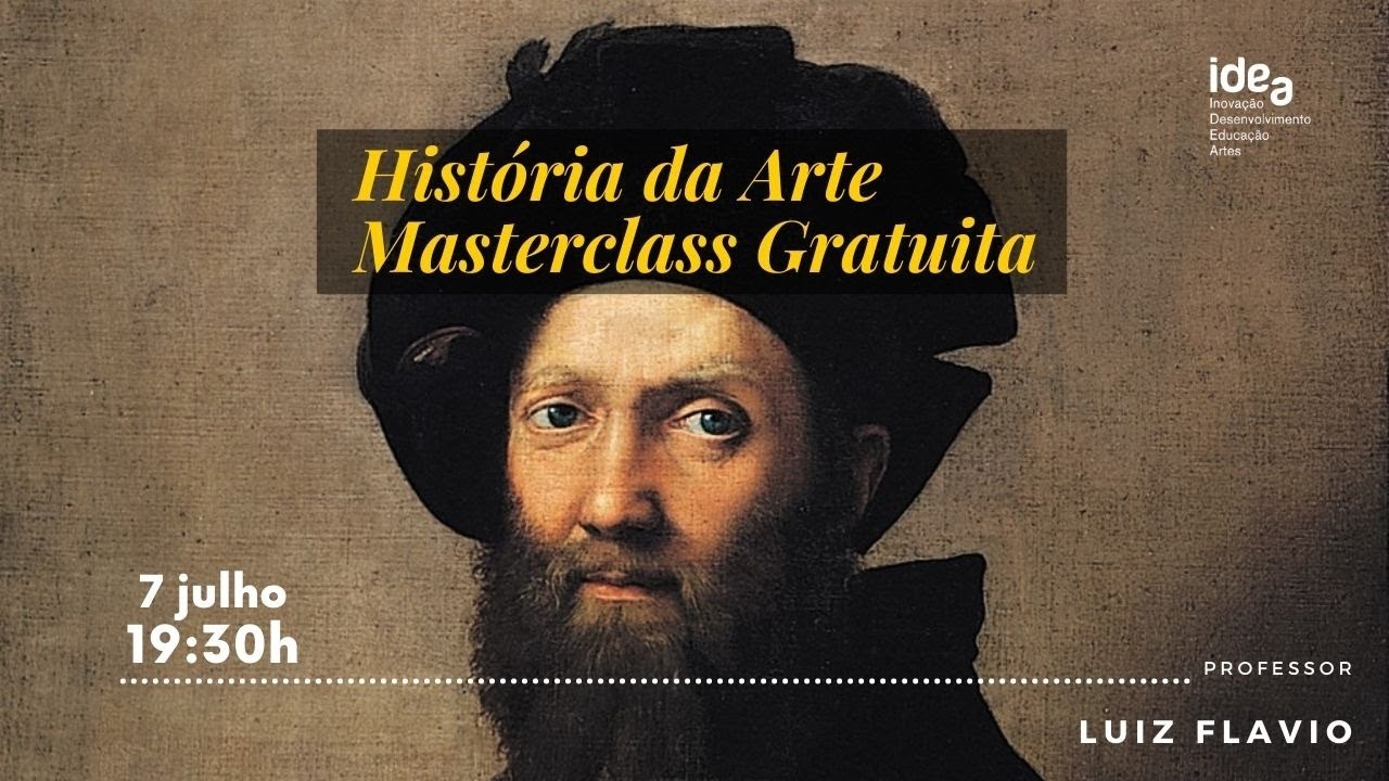 Masterclass Gratuita - Hist&oacute;ria da Arte