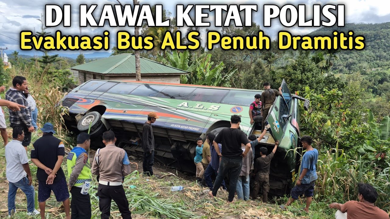 Di Kawal Ketat Polisi‼️Evakuasi Bus Als Penuh Dramatis