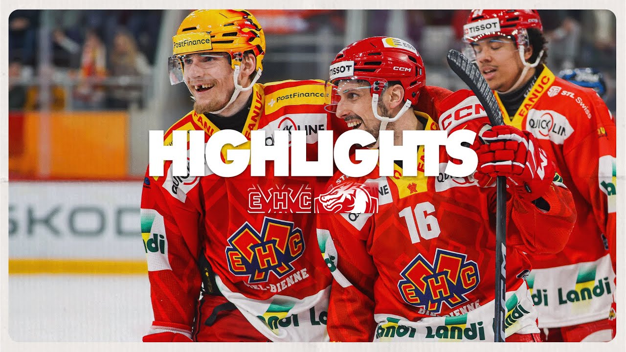 EHC Biel-Bienne vs. HC Ajoie 6:3 - Game Highlights