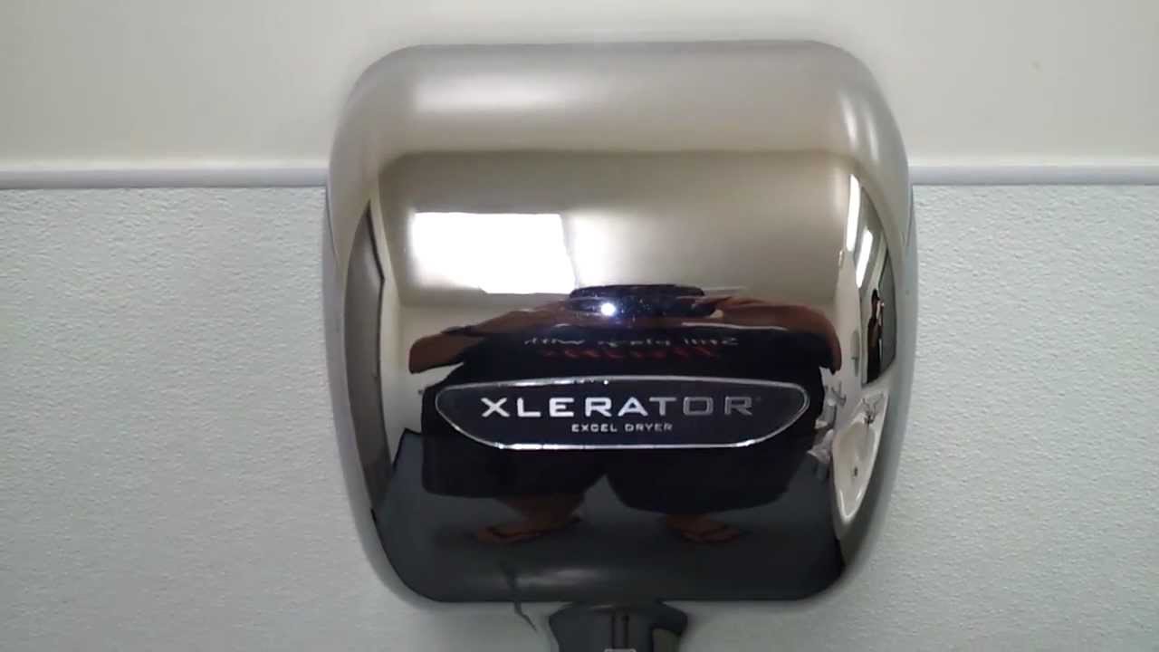 Bathroom Tour: Crappy toilet with awesome hand dryer at a shoe store