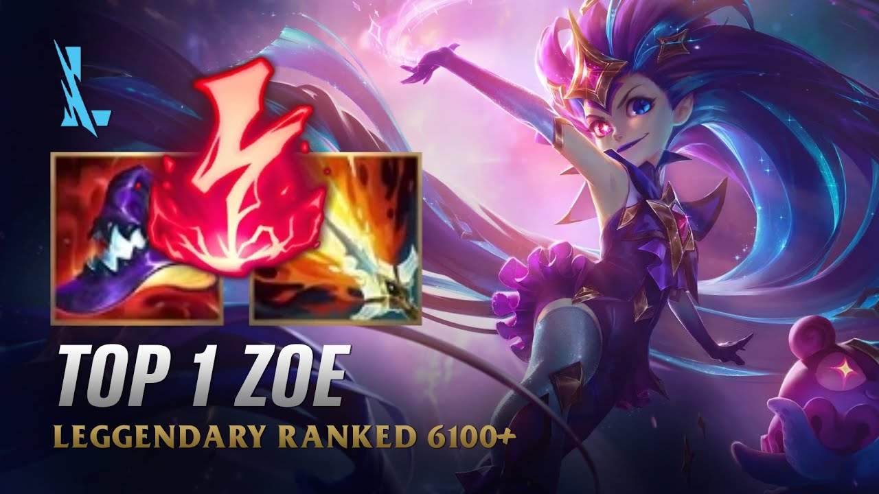 Wild Rift ZOE - TOP 1 Star Guardian Zoe S14 Ranked Gameplay + Build
