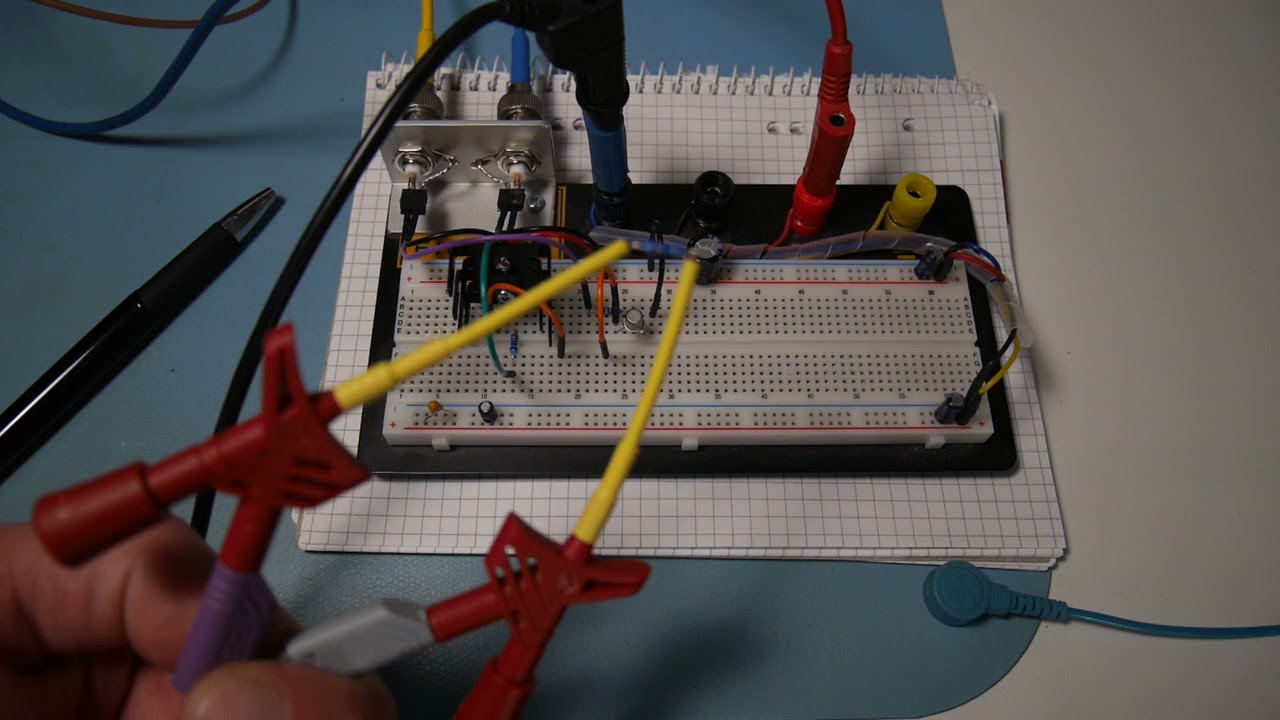 Transistor Kennline aufzeichnen mit dem Oszilloskop