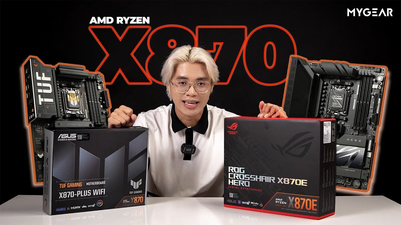 UNBOXING Thế Hệ Main Mới Cho Chip AMD Kiến Trúc Zen 5 Mới Nhất !!! | X870/X870E | MYGEAR