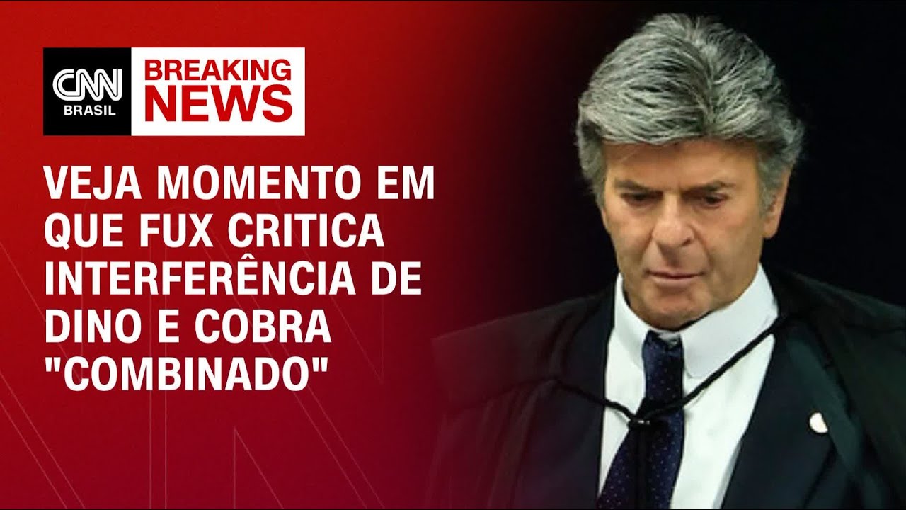 Fux critica interferência de Dino e cobra de Zanin 