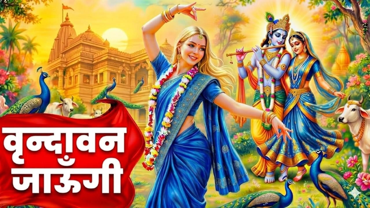 Vrindavan Jaungi -वृन्दावन जाउंगी | मेरे उठे विरह में पीर | Krishna Bhajan #krishna    #radheradhe