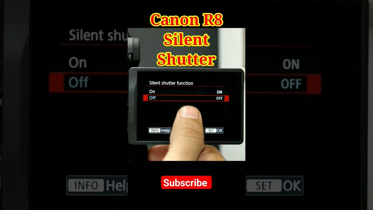 Canon R8 silent shutter #shorts #canonr8 #eosr8 #r8shutter #r8silentshutter #r8electronicshutter