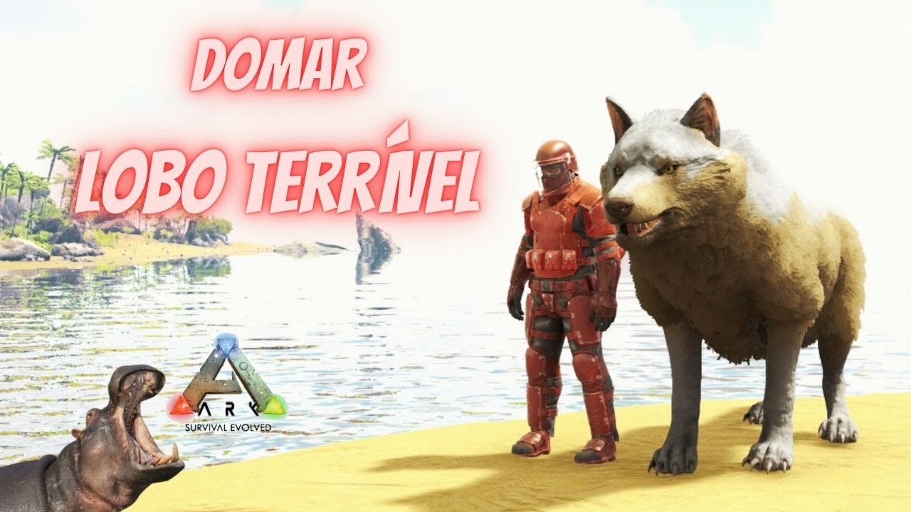 Como Domar Lobo Terrível - Ark Survival Evolved