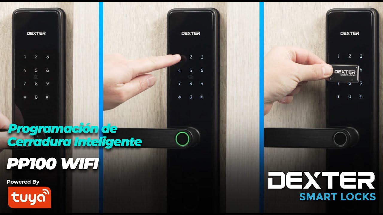Programación de Cerradura Inteligente de Bulones - PP100 WIFI Dexter Smart Locks