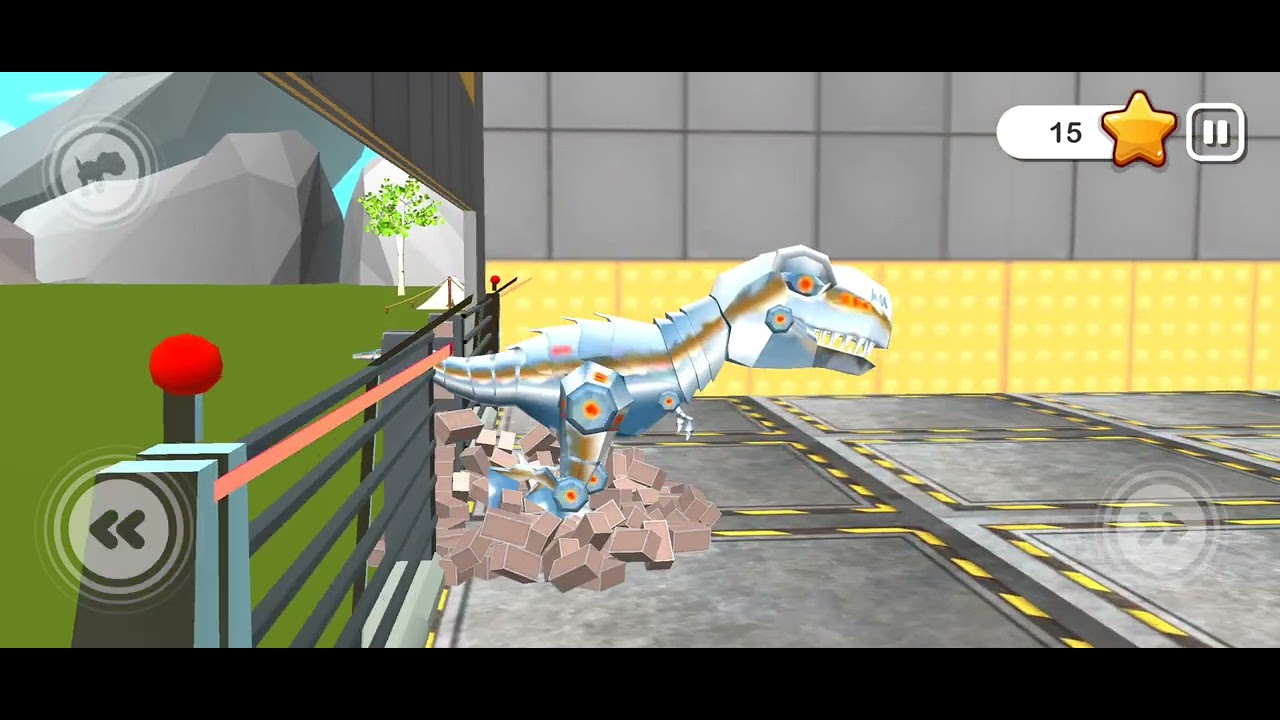 I played dinosaur game park #gaming 