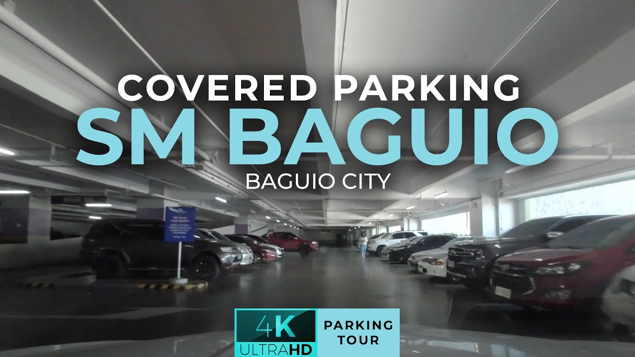 SM City Baguio covered parking tour and rates | Car park and motorcycle parking lot in SM Baguio