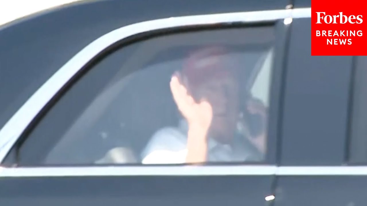 WATCH: President Trump Departs From The Trump International Golf Course In West Palm Beach, Florida