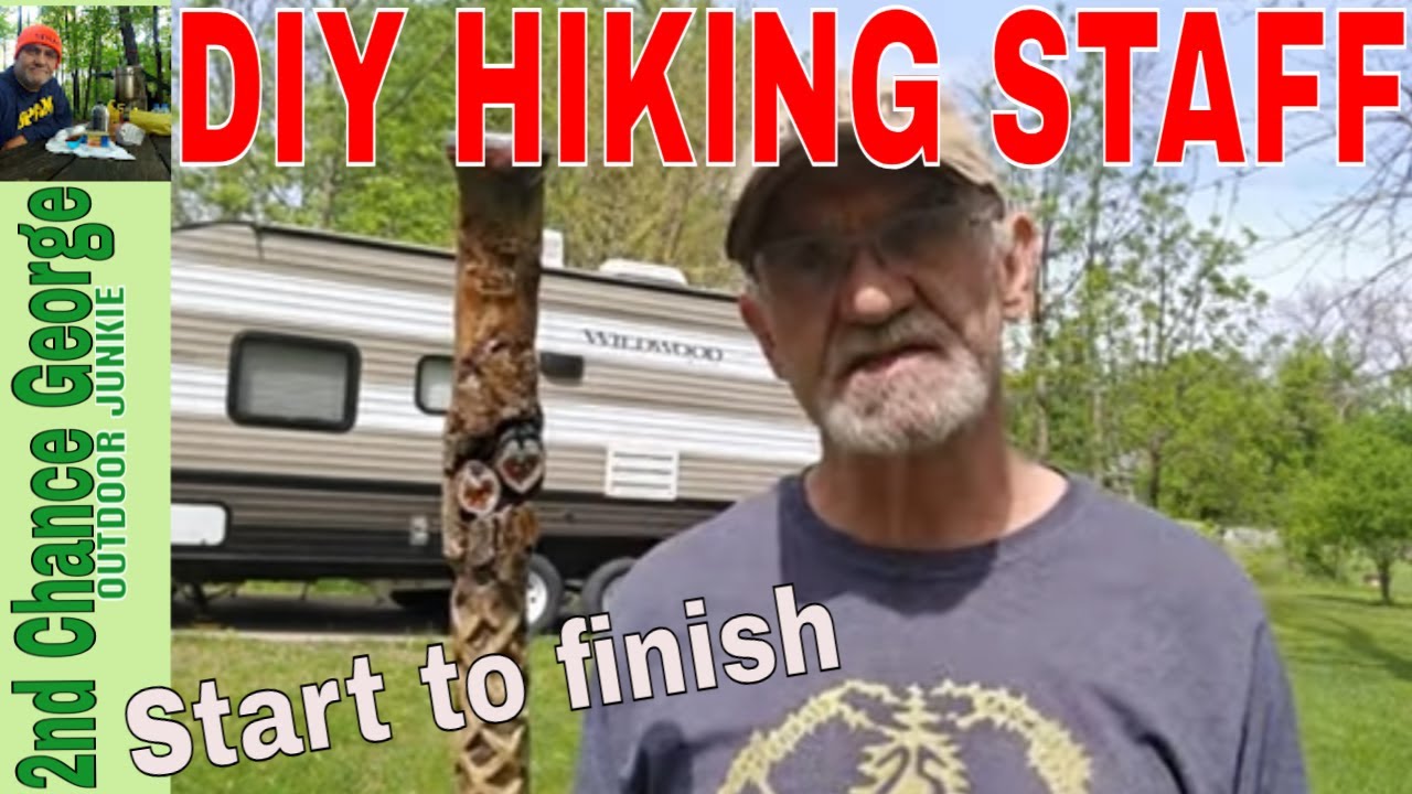 Craft Your Own Hiking Staff - From Tree to Trail - A full tutorial