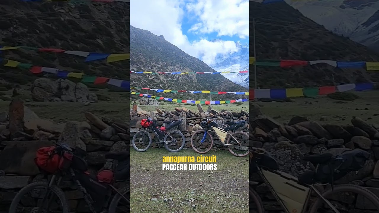 Annapurna Circuit way to Thorung La Pass #pacgear #cycling #adventure #bikepacking