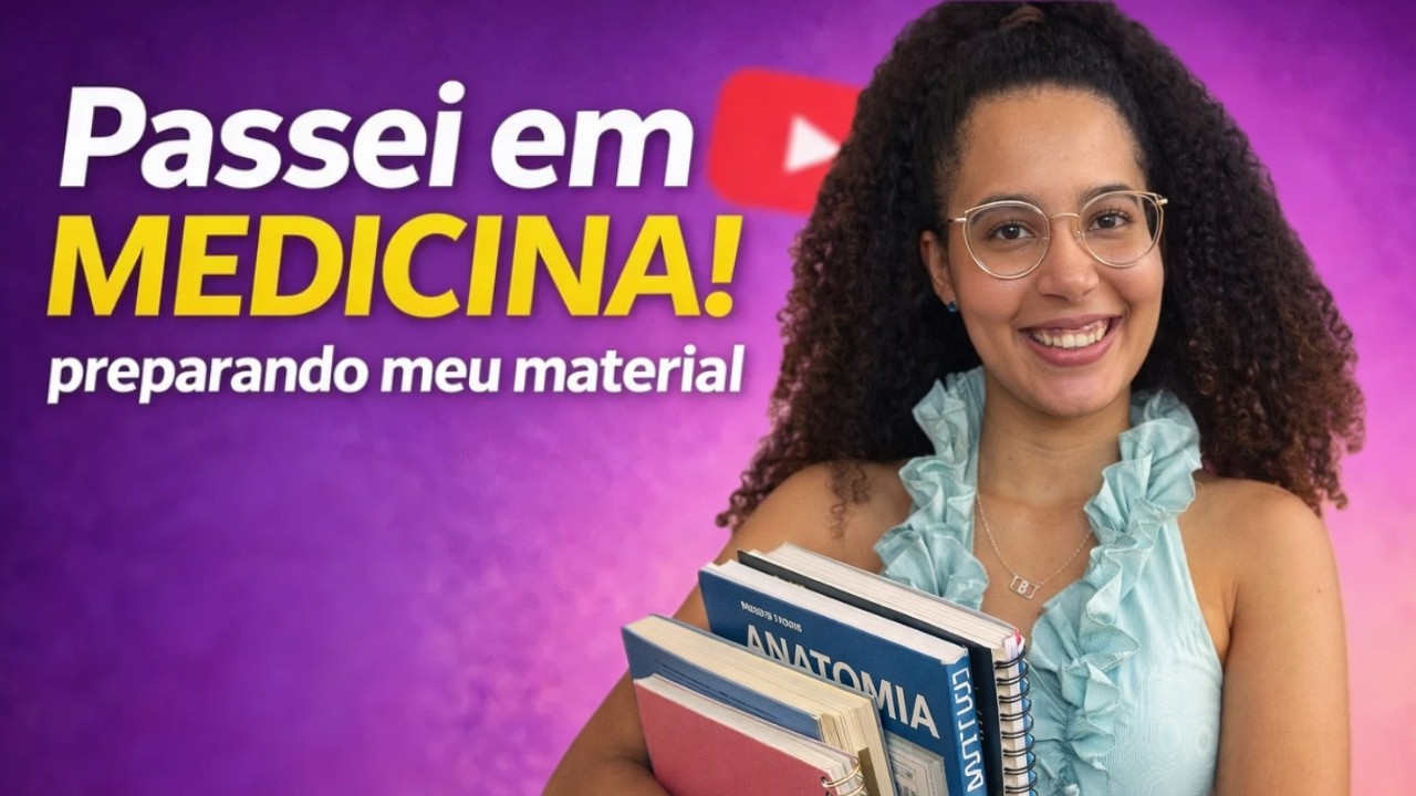 Passei em Medicina! Preparando meu material