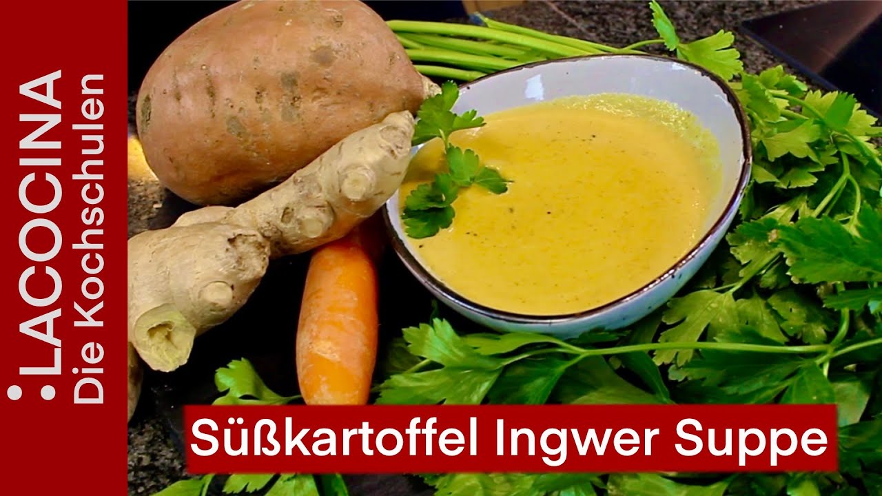 Köstliche Süßkartoffel-Ingwer Suppe - das Rezept für die kalten Tage Zuhause | La Cocina