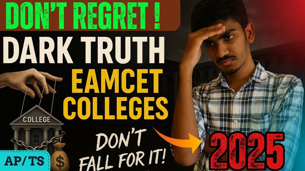 🚨 DARK REALITY of TEC & EAMCET Colleges in Telangana & Hyderabad – What Students Aren’t Told!