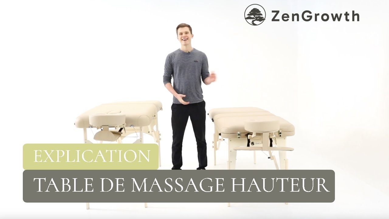 Hauteur des tables de massage : tout ce qu'il faut savoir