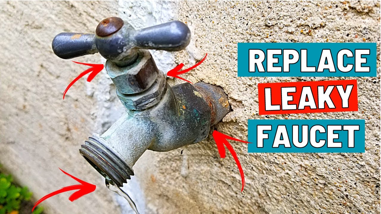 Fix Broken or Leaking Outdoor Faucet. Including LEAK FREE Install Trick!