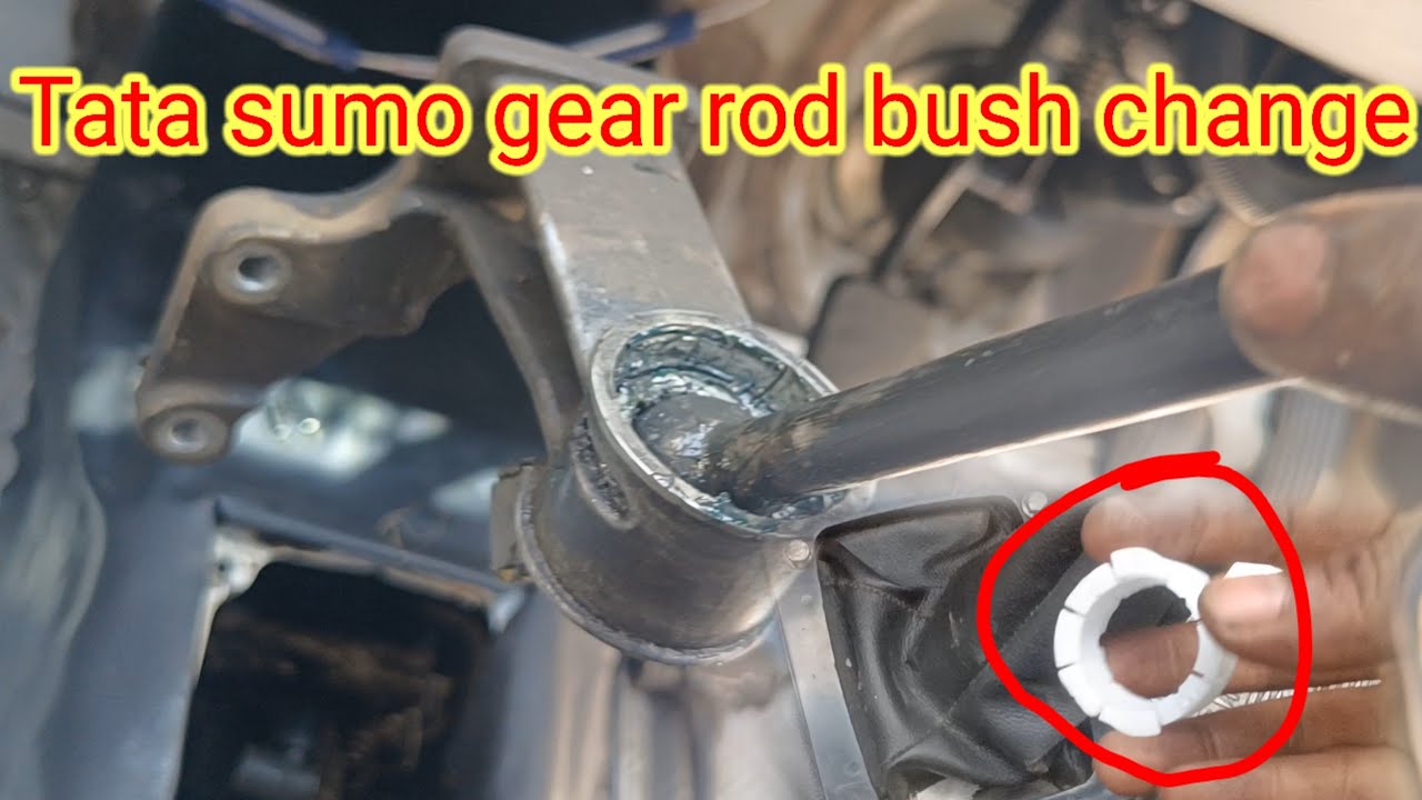 Tata sumo gold ghear shifter boosh change##Tata sumo gear shifter boosh change##gear rod bus change