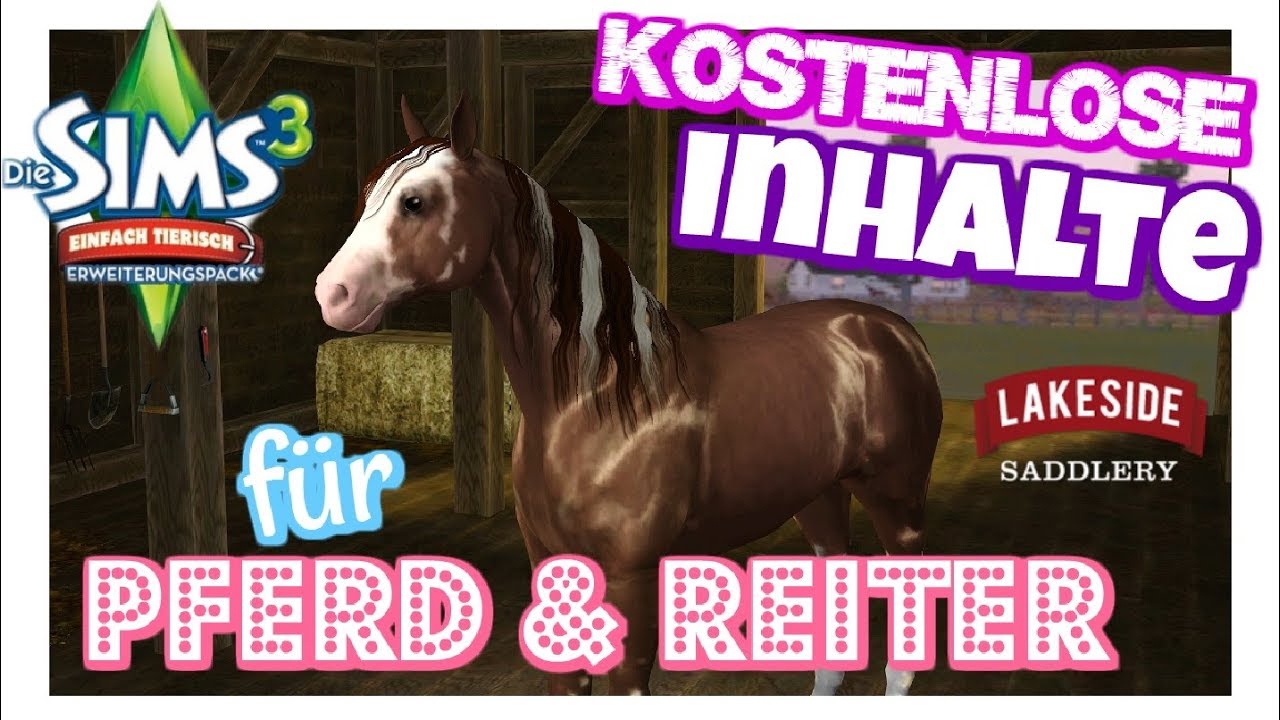 Sims 3 kostenloser PFERDE Custom Content 🐴 [CC] Shopping | Reiter & Ausr&uuml;stung [DEUTSCH]