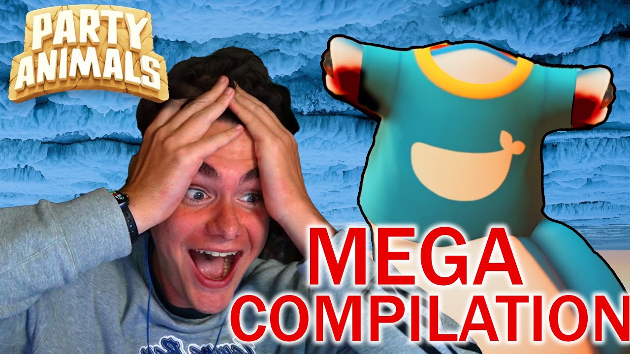 2+ HOURS OF PARTY ANIMALS CHAOS AND FUNNY MOMENTS