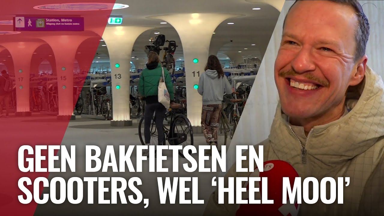 Fietsenstalling CS valt in de smaak, ondanks uitglijdende mensen