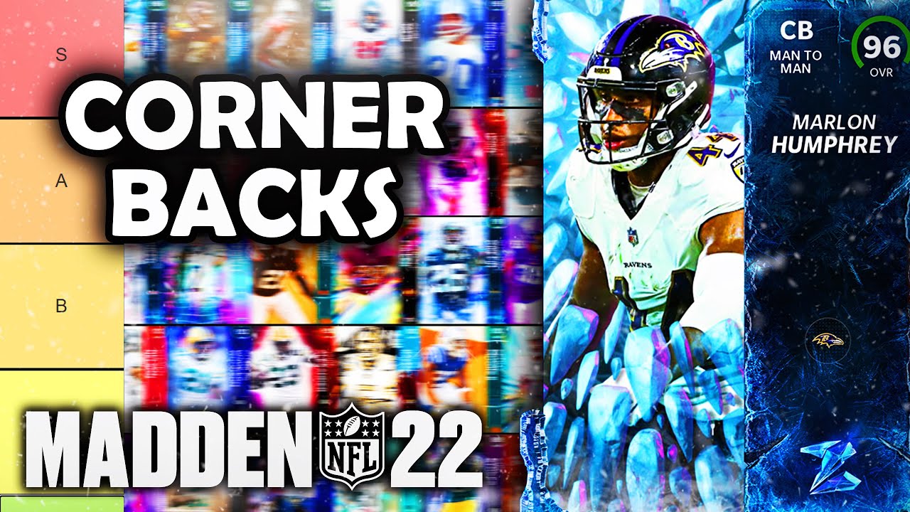 RANKING the BEST Cornerbacks in Madden 22 Ultimate Team (Tier List)