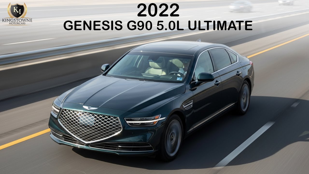 2022 Genesis G90 5.0L Ultimate | One Owner | V8 Luxury Sedan | Only 20K Miles — $77K MSRP