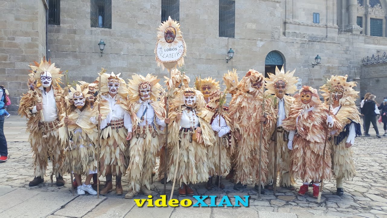 EL CARNAVAL EN GALICIA | DESFILE DE ENTROIDOS TRADICIONAIS EN SANTIAGO DE COMPOSTELA 2022 | 2023