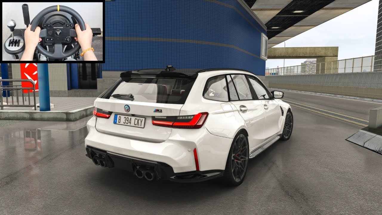 BMW M3 G81 Swerving Through Traffic - Assetto Corsa (Thrustmaster TX) Gameplay