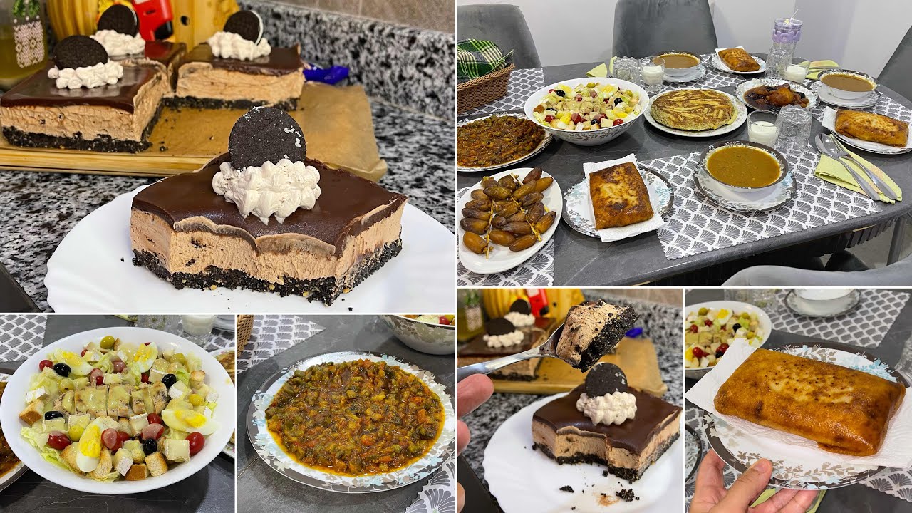 روتيني ثالث يوم رمضان🌙 فلفل على طريقة جدة 🌶️تشيز كايك بنة ما صراتش🍫😋 سلطة سيزار عالمية😍