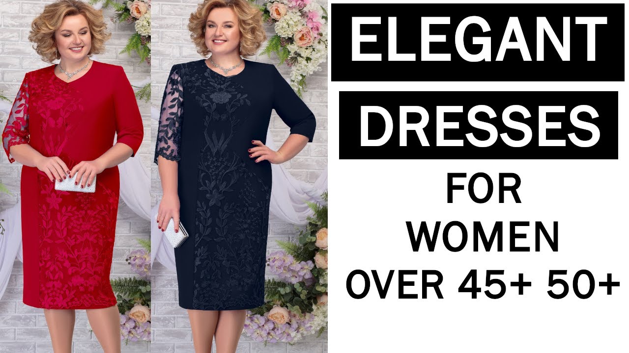 40 Outstanding Elegant Dresses for Women Over 40 50 60! #3