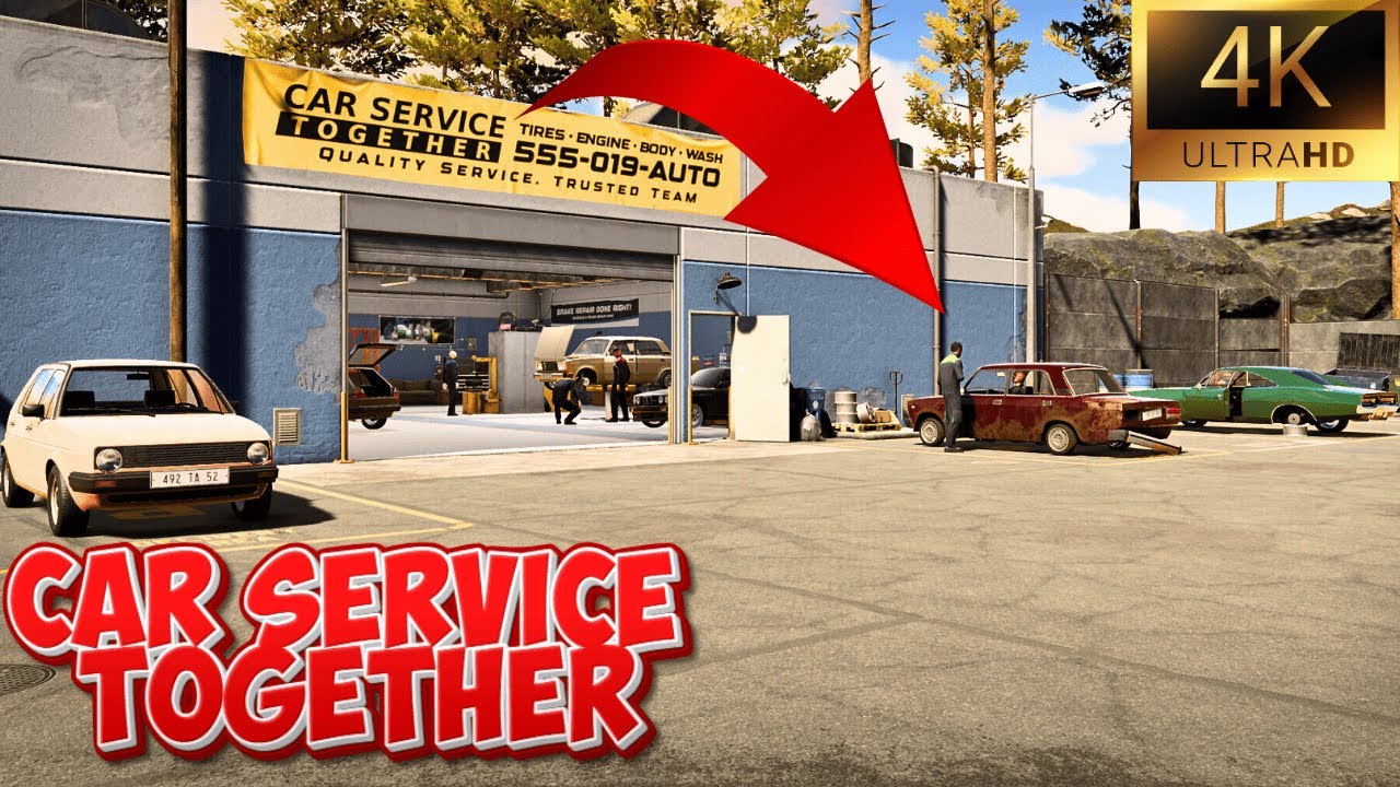 Car Service Simulator Gameplay | Ultra Realistic Mechanic Sim | [4K 60FPS] | No Commentary