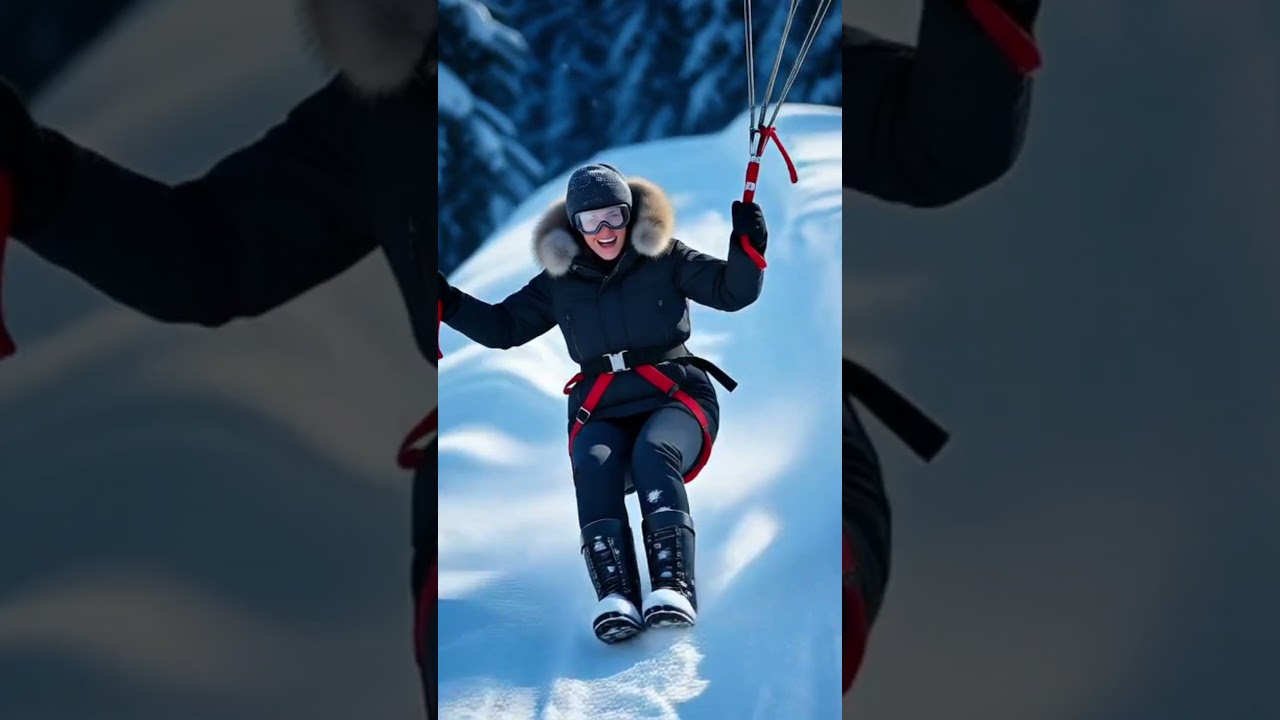 The Joy of Winter Sports #SnowSports #AIart