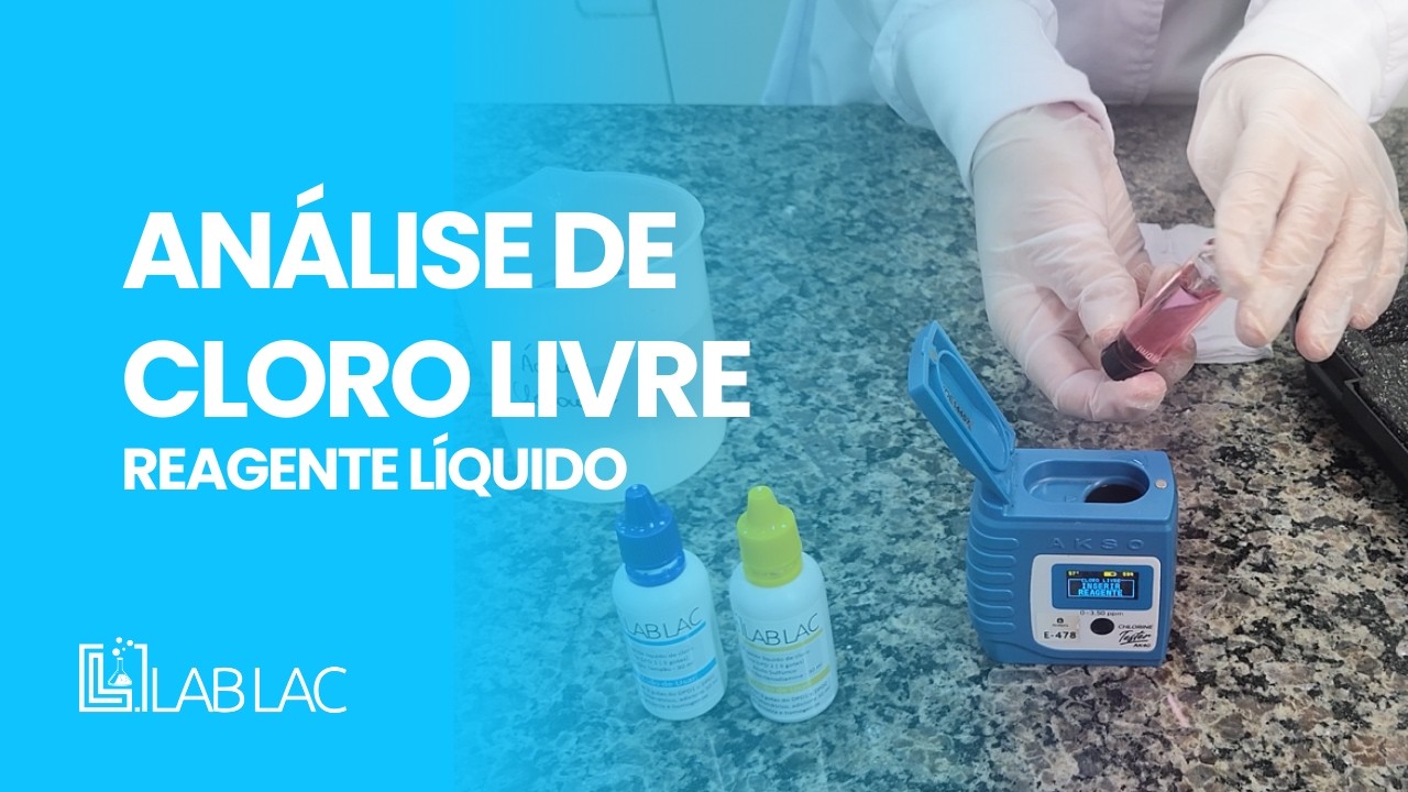 Como medir cloro livre na água utilizando o DPD líquido