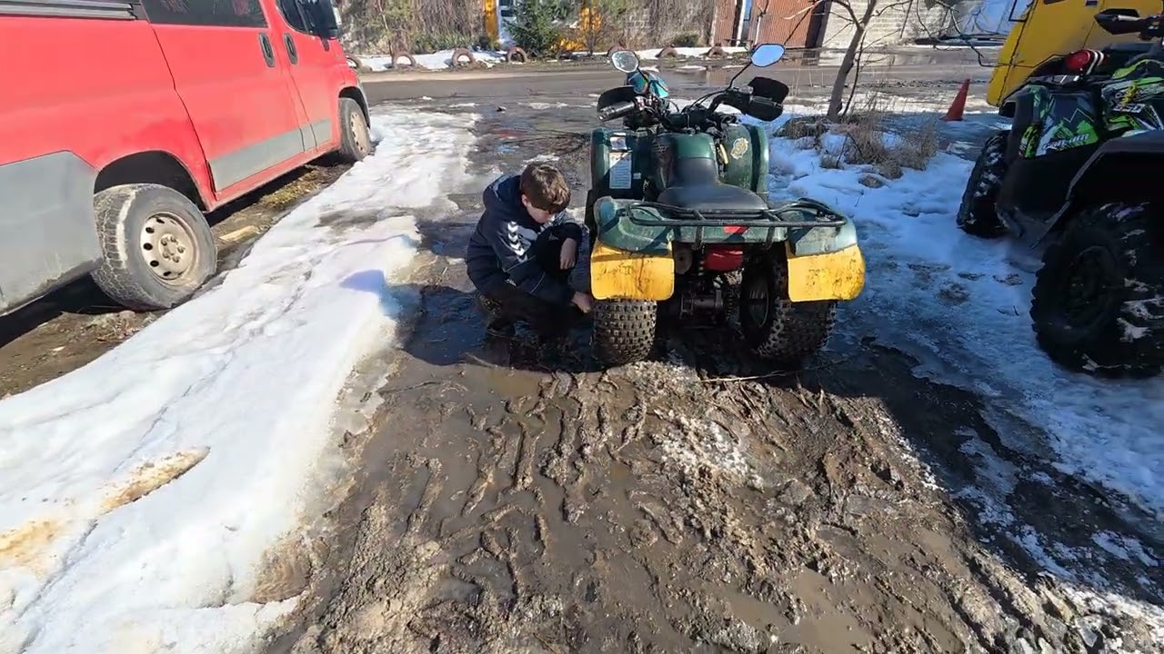 Лід тріснув! Квадропригода на Десні - бруд, грязюка і першиц весняний виїзд