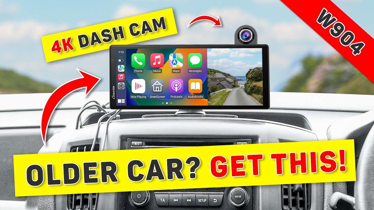 Upgrade Your Car in 2026! Carpuride W904 CarPlay & 4K Dashcam