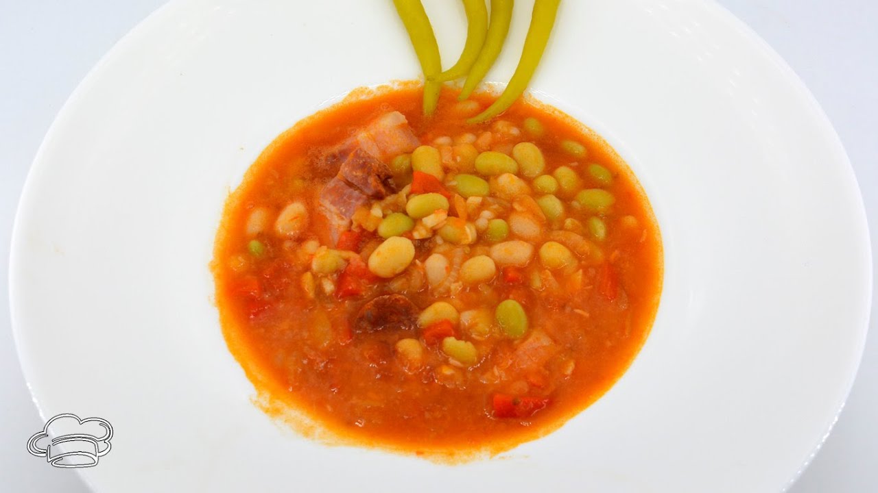 Receta de alubias pochas a la riojana By #JavierRomero
