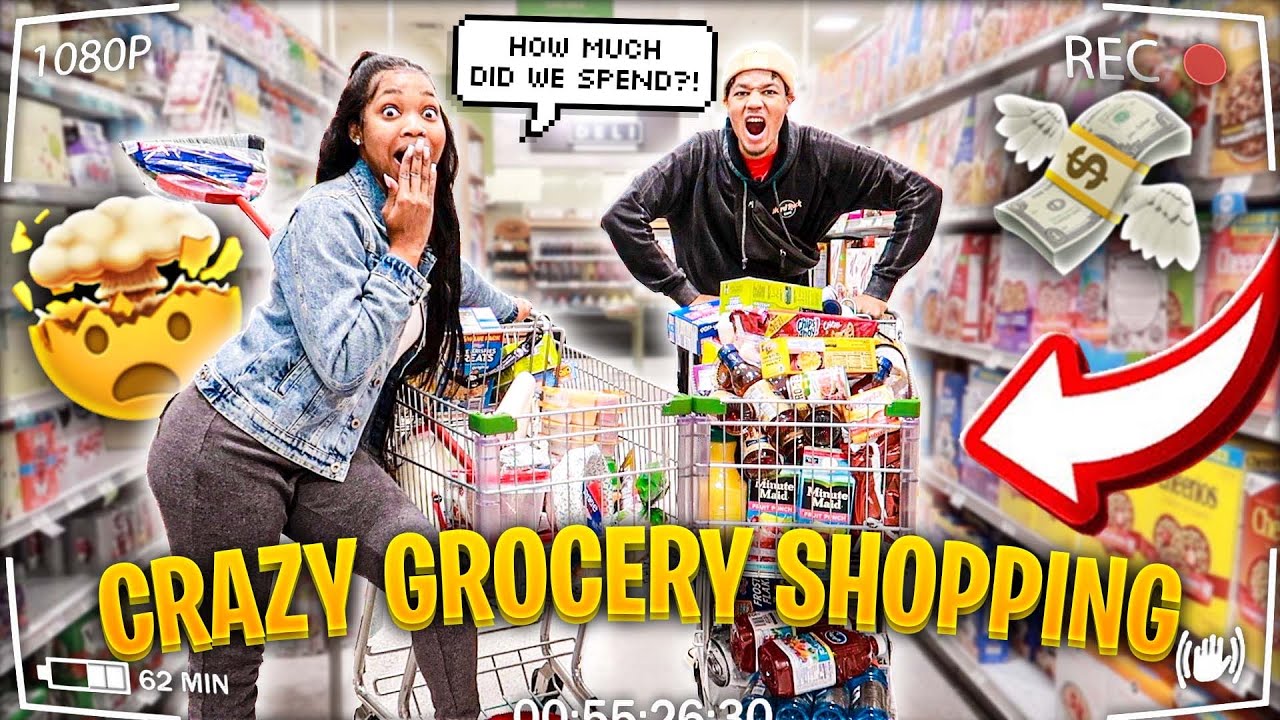 CRAZY GROCERY SHOPPING FOR OUR NEW APARTMENT!