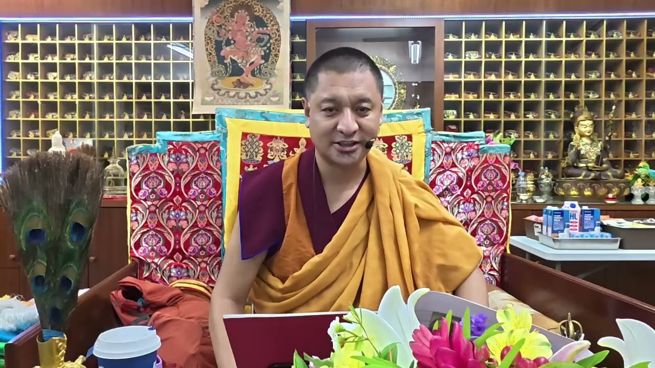 仁珍千宝仁波切作明佛母灌顶及宝瓶修持第三座·大圆印妙法中心