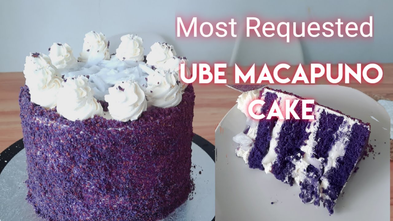 Over Load Ube Macapuno Cake | Purple Yam Cake | How To Make