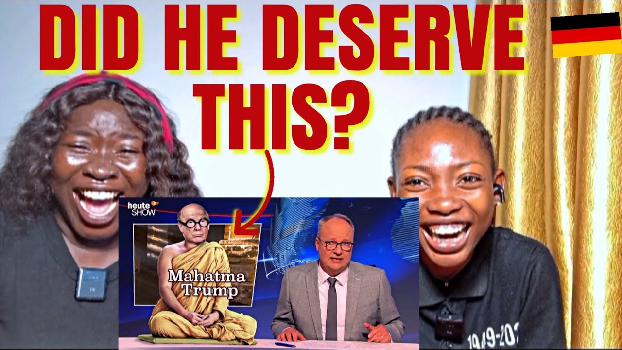 German TV ZDF Heute Show ROASTING DONALD TRUMP LIVE | GERMAN Comedy Reaction